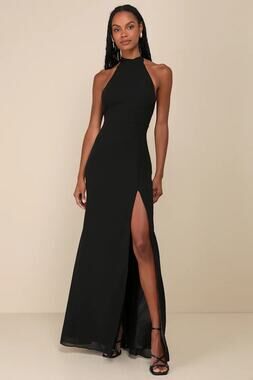graceful arrival black floral burnout backless maxi dress Declan Black Floral Burnout Cowl Back Maxi Dress